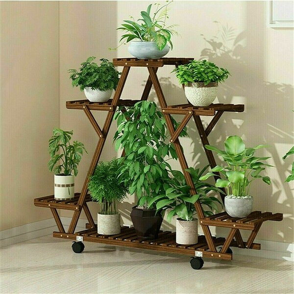 Nicholes Plant Stand - Versatile Indoor/Outdoor Display for Multiple Plants